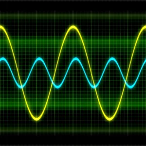 vhf amplifier oscilloscope waveform